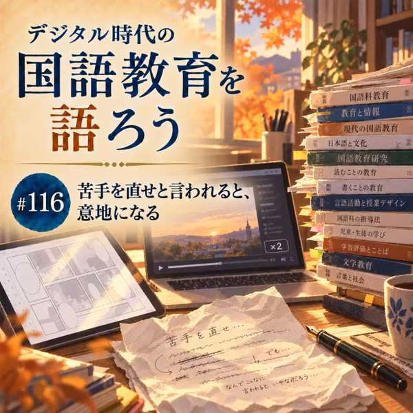 #116 苦手を直せと言われると、意地になる