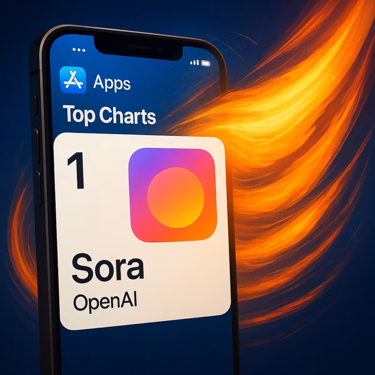 Sora旋風！オープンAIのAI動画アプリがApp Storeで1位に