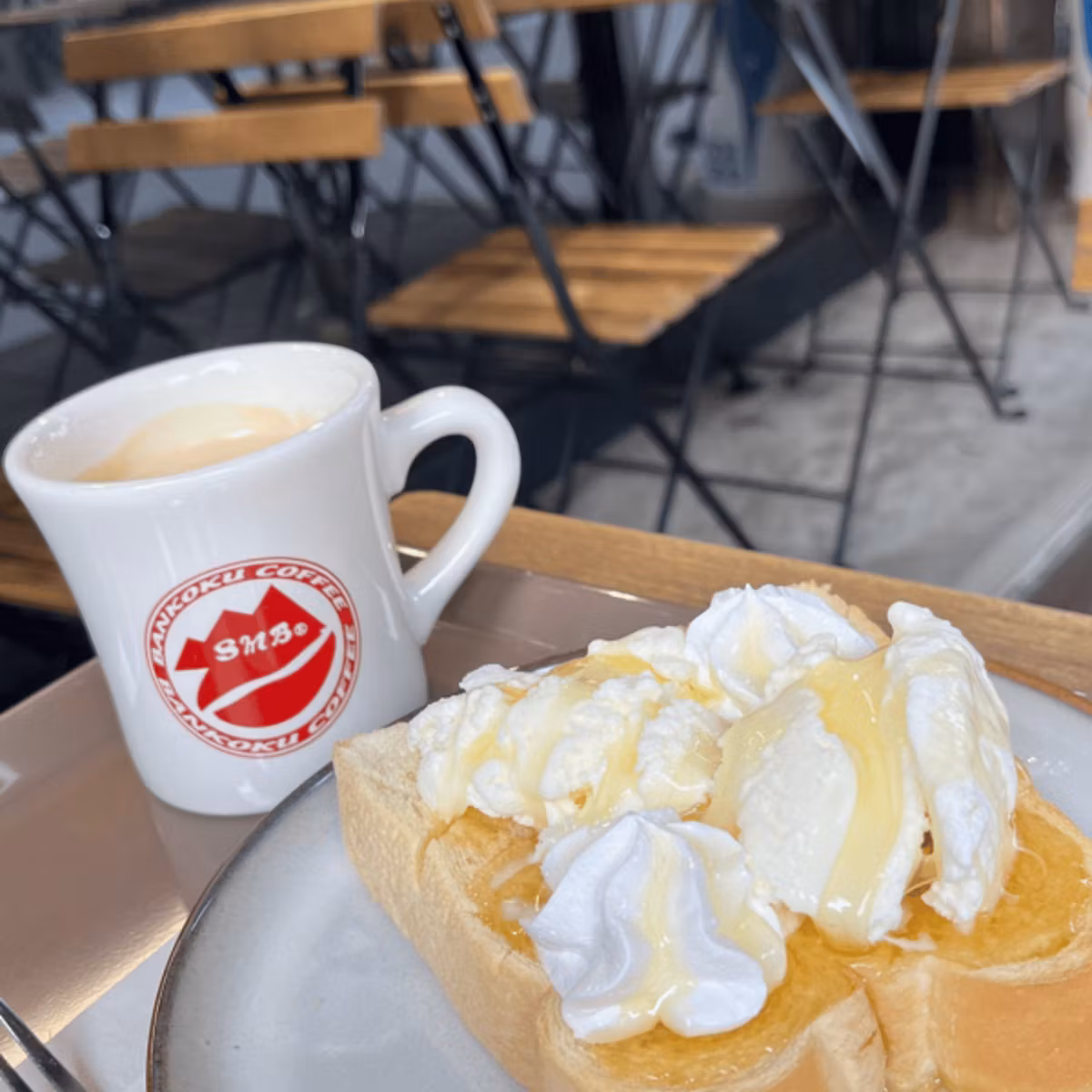 カフェから☕️✨️ゲスト来てくれたよ💕