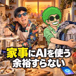 家事にAIを使う余裕すらない、主婦の孤独と人との会話が救いになる時