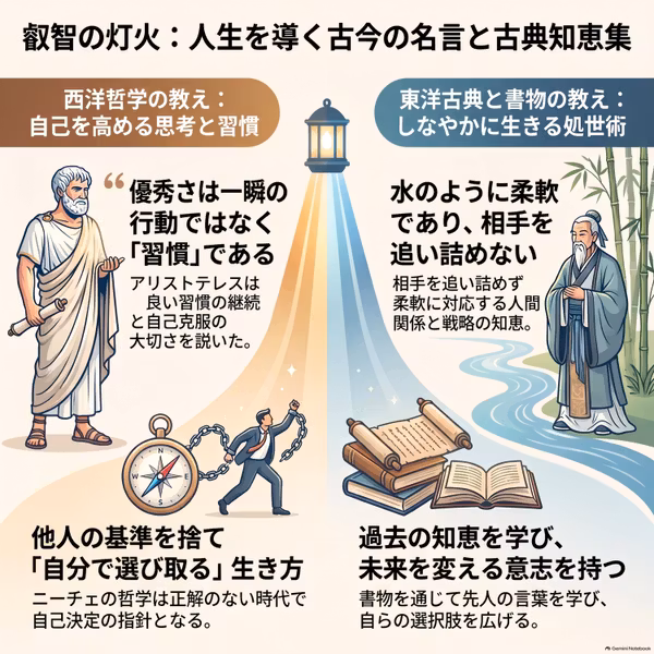 【音声解説】叡智の灯火：古典と哲学者の名言から学ぶ人生の知恵