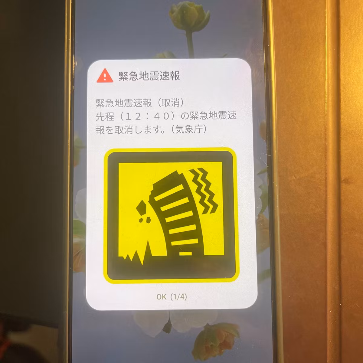 メモ：地球最大？の誤報地震🥺