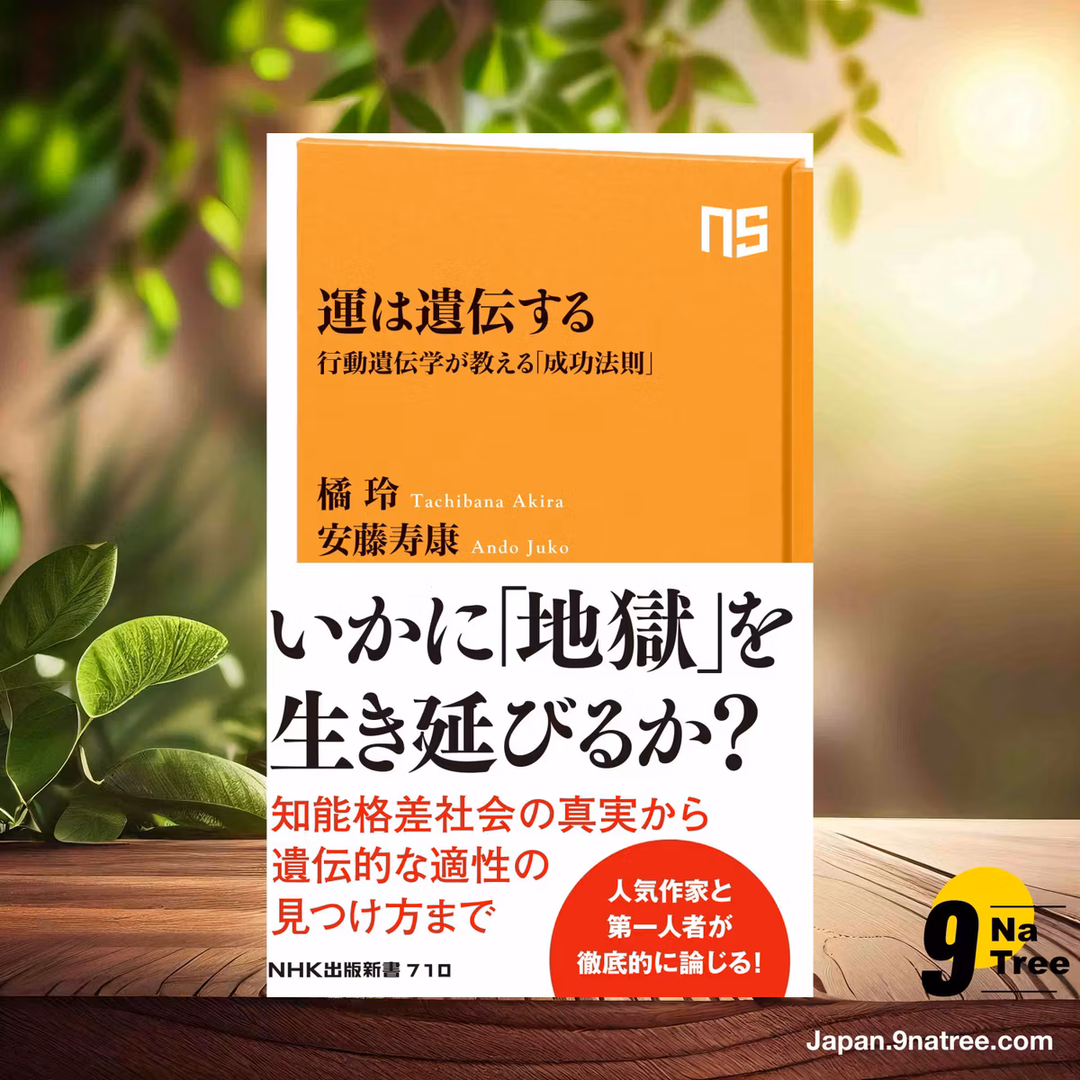                     [レビュー] 運は遺伝する: 行動遺伝学が教える「成功法則」  (橘 玲) 要約した.                