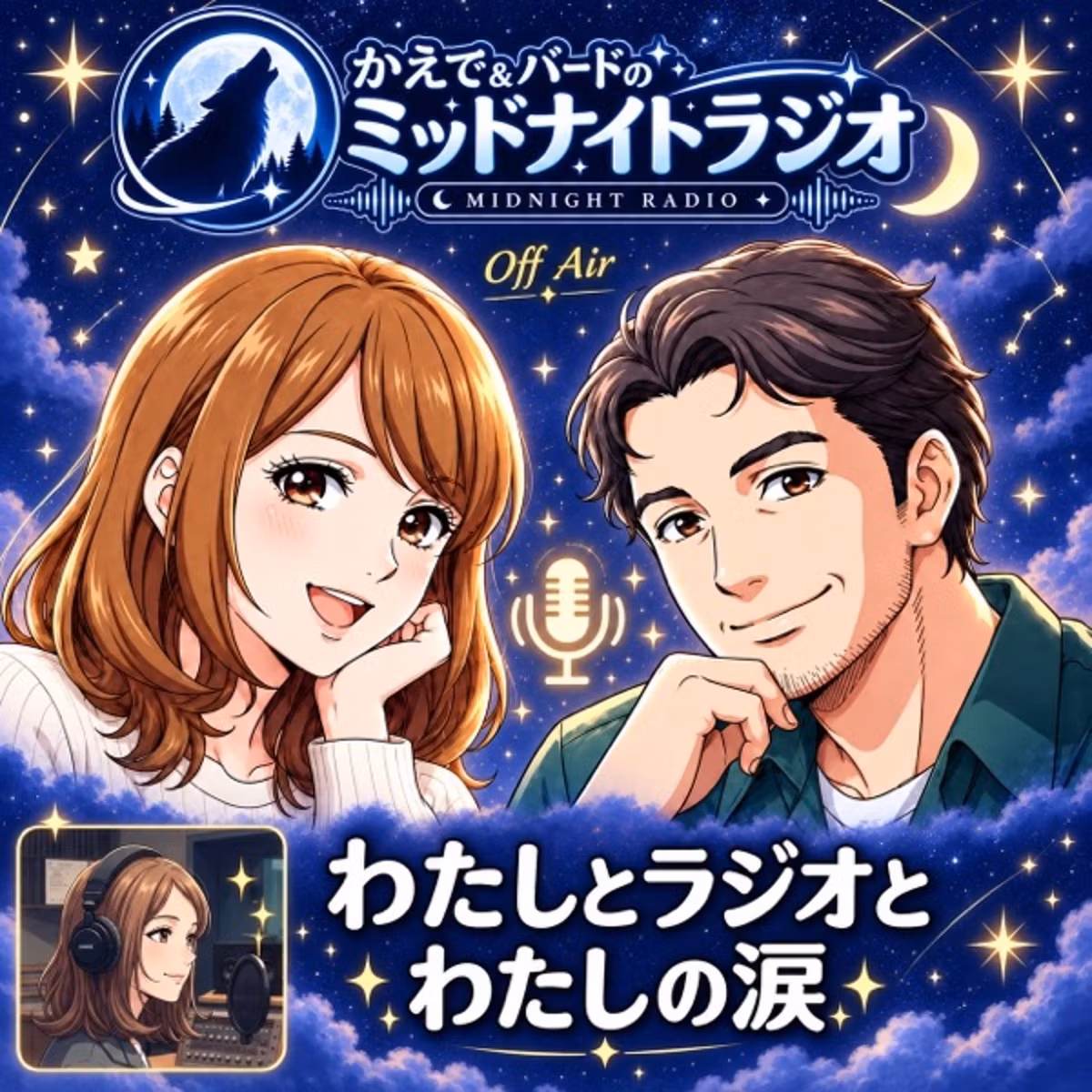 ✨「わたしとラジオ わたしの涙」✨ かえで＆バードのミッドナイトラジオ・第3夜💕