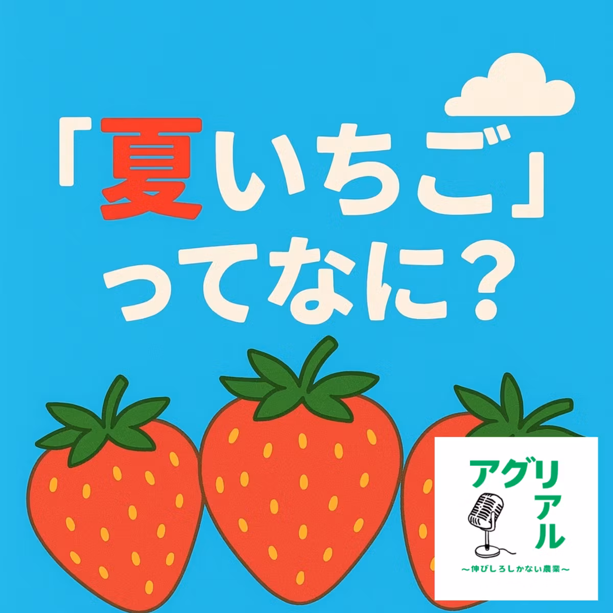 第40回　夏いちごってなに？