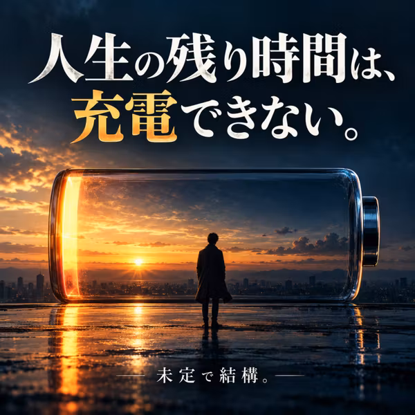 #23 人生の残り時間は、充電できない。│いつか0％になる僕らへ。