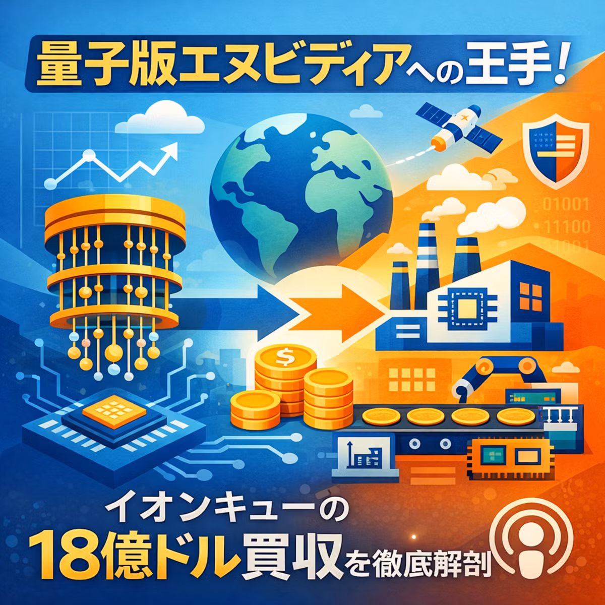 「量子版エヌビディア」への王手！イオンキューが仕掛けた18億ドルの巨額買収を徹底解剖