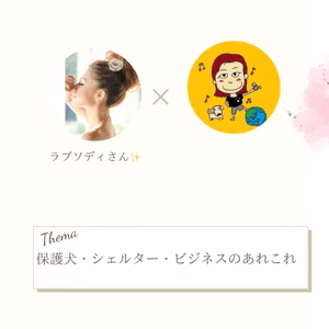 ラプソディさんと語る💛《保護犬・シェルター・ビジネスのあれこれ🐶》🎶 ライブ