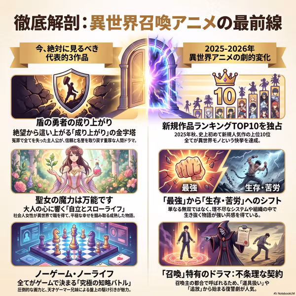 【異世界召喚アニメ限定】転生・転移とは違う！「召喚」の理不尽と魅力を徹底解剖