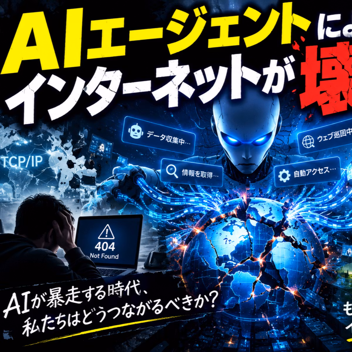 AIエージェントによりインターネットが壊される近未来⁉