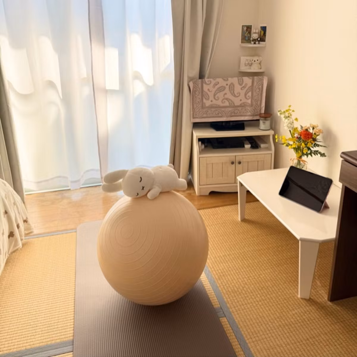 #177 狭い部屋でも大丈夫！バランスボール🟠オンラインレッスン体験
