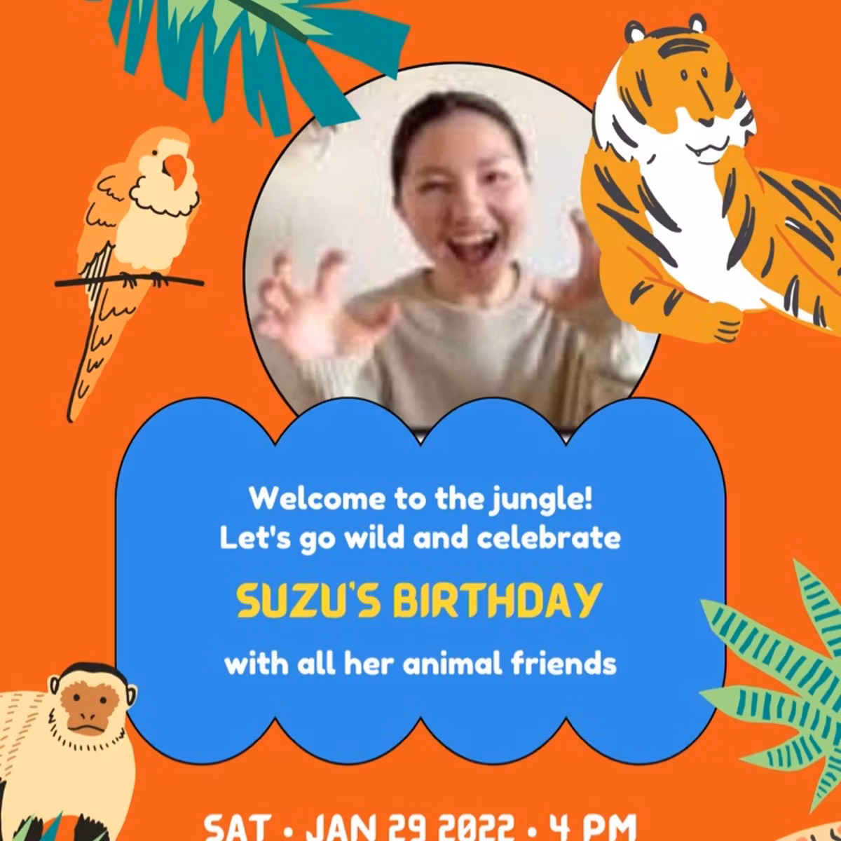 上田すずさん❤️‍🔥Birthday party❤️‍🔥🐯