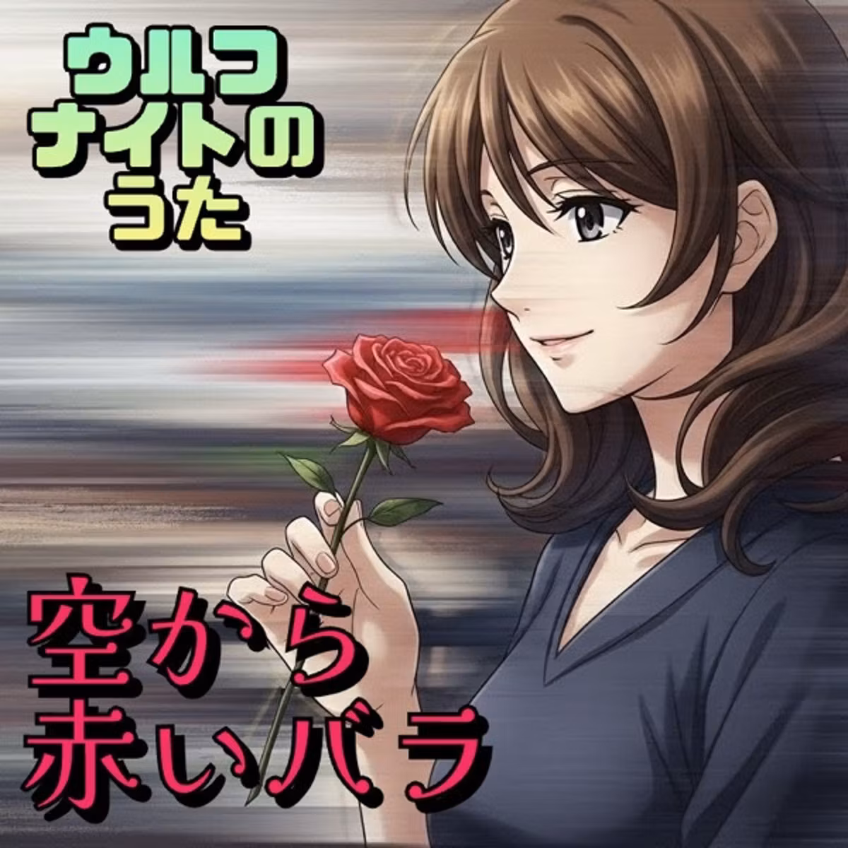 【きょうのうた】✨空から赤いバラ🌹