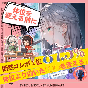 体位を増やす前に｜1位は「角度を変える」87.5%