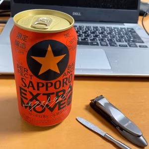 爪切り💅とビール🍺とライブ配信🎤