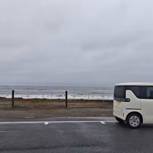 走るスマホで九十九里🌊
