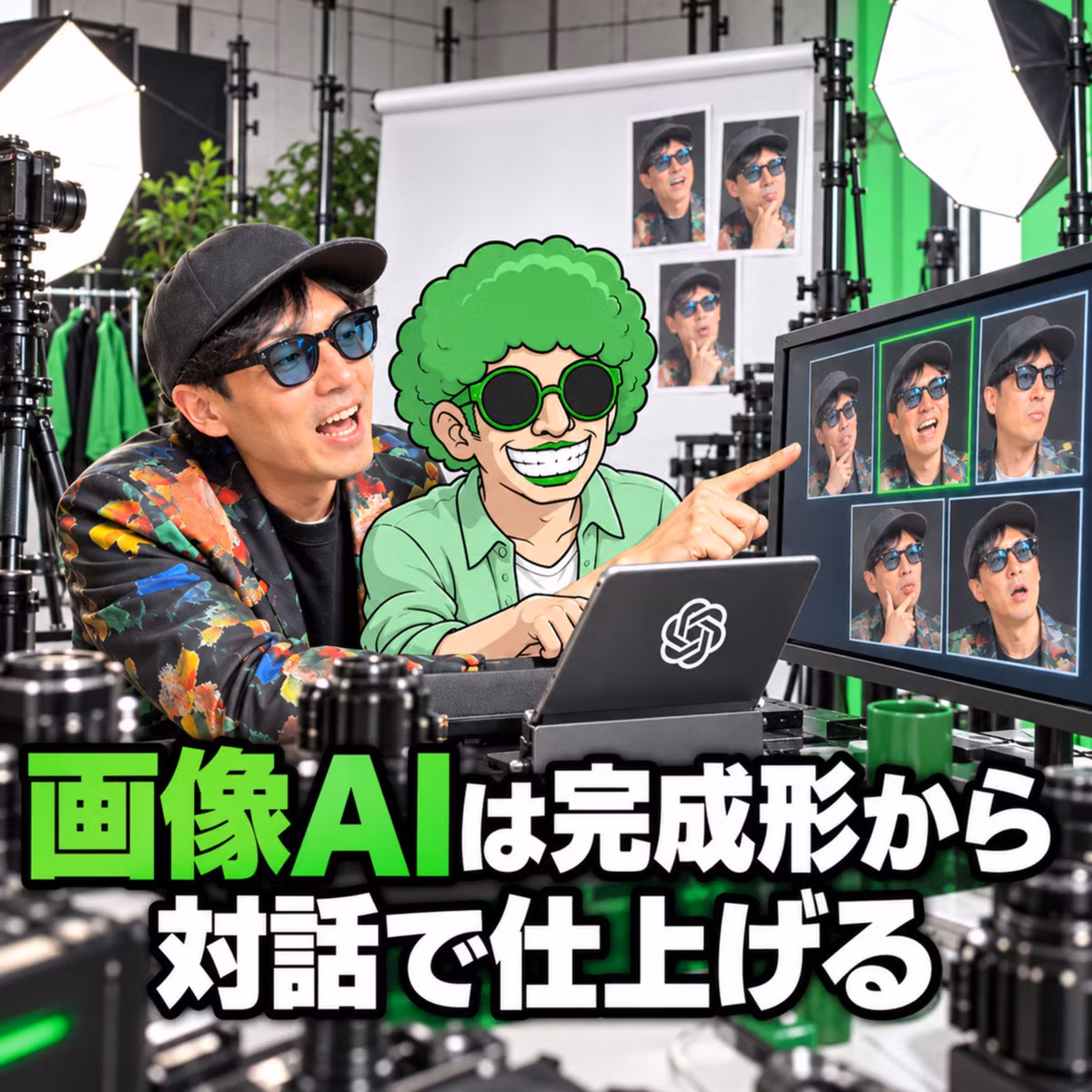 画像AIは完成形から対話で仕上げる、プロンプトで先に決める用途と文字