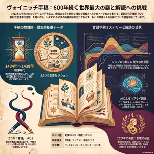 AIでも読めない謎の禁書ヴォイニッチ手稿｜ヴォイニッチ手稿の正体は禁断の医学書