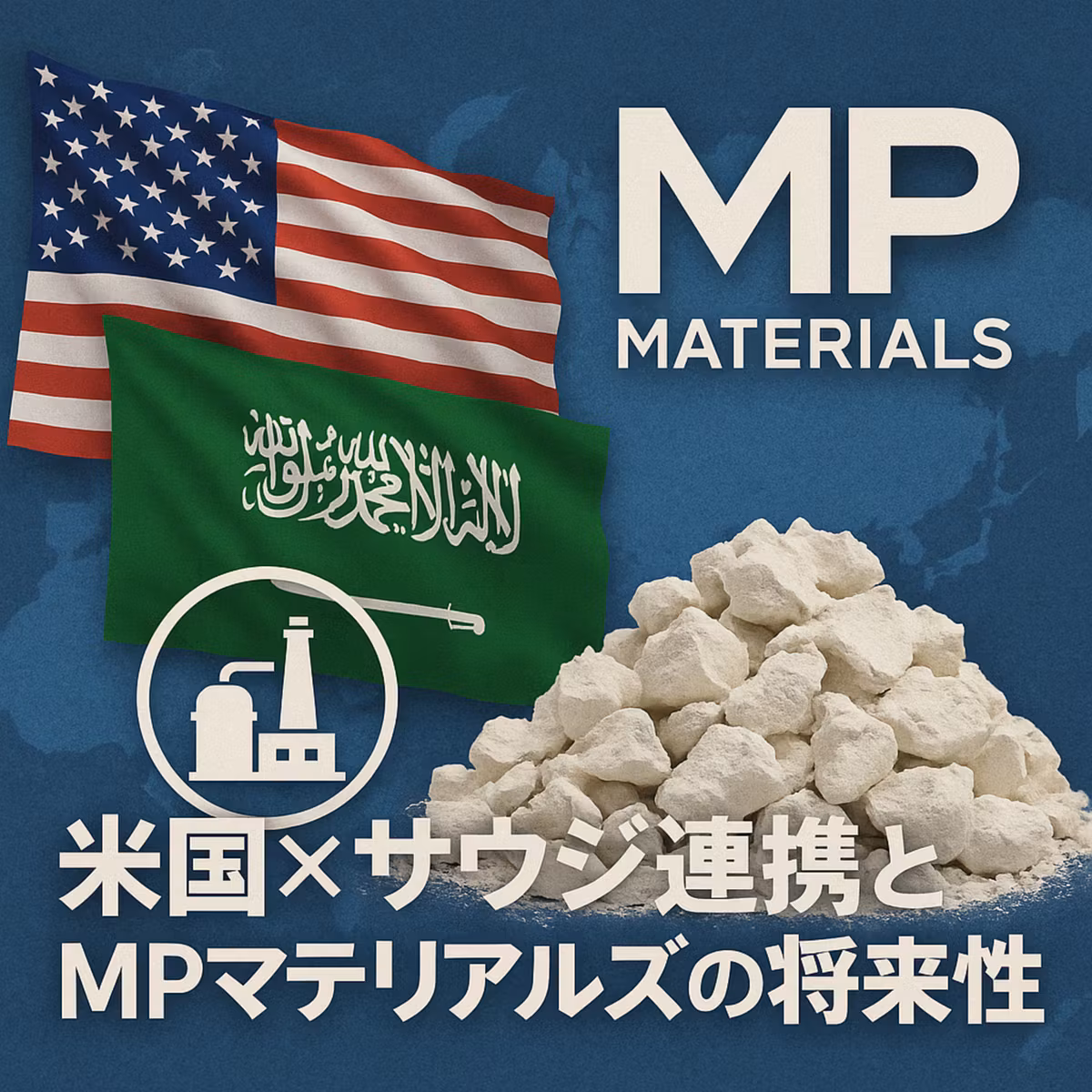 米国×サウジ連携で浮上するMPマテリアルズの地政学的価値