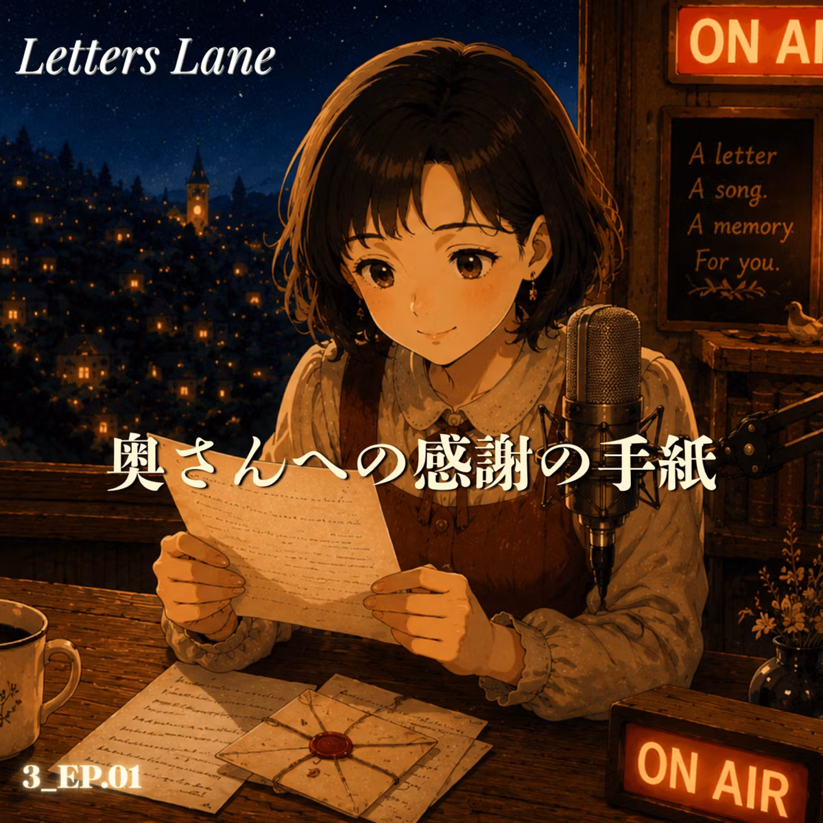 深夜に届く手紙｜Collection #03｜EP.01_奥さんへの感謝の手紙｜Letters Lane Podcast