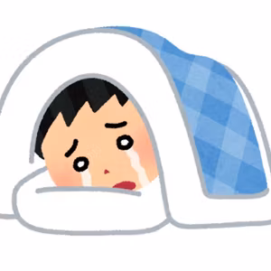#134インフルエンザ中に泣いた話し
