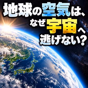 地球の空気は、なぜ宇宙へ逃げない？