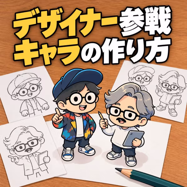 マスコットキャラクターの作り方｜番組キャラの描き手が参戦 1頭身から4頭身の使い分け(ep.2)