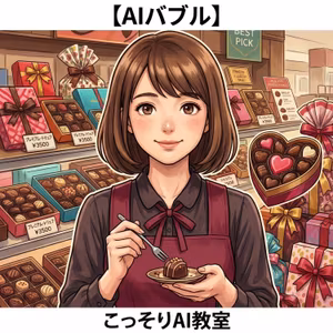 【AIバブル】バレンタインのチョコ売り場が教えてくれる、熱狂の正体
