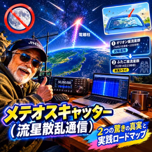 「メテオスキャッター（流星散乱通信）」に挑戦しませんか？HAM Radio