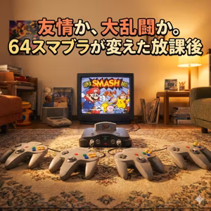 友情か、リアル大乱闘か？ニンテンドウ64「スマブラ」が変えた放課後の風景