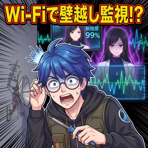【Wi-Fiで個人特定！？】壁の向こうをのぞく電波技術と、完璧すぎたボスの返り討ち