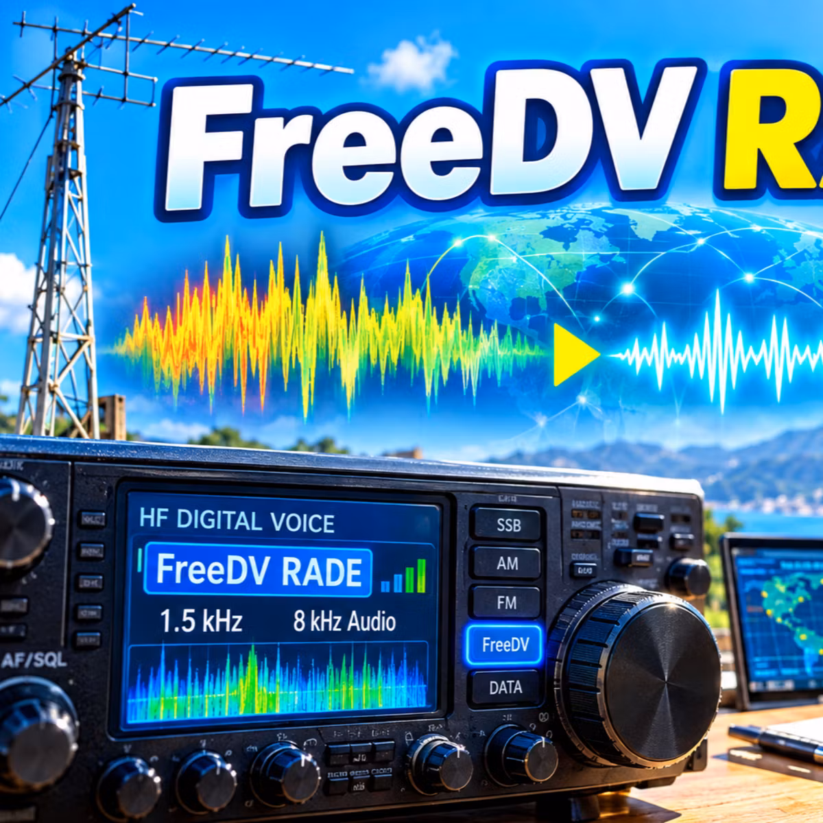 ”FreeDV RADE”SSBの時代の終焉？ 