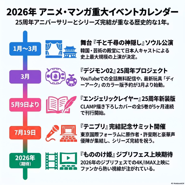 【2026年で25周年！】あの名作たちをもう一度――2001年アニメ＆映画アニバーサリー振り返り