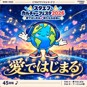 【シングル盤レコード】✨「愛ではじまる／アースくんのうた」✨