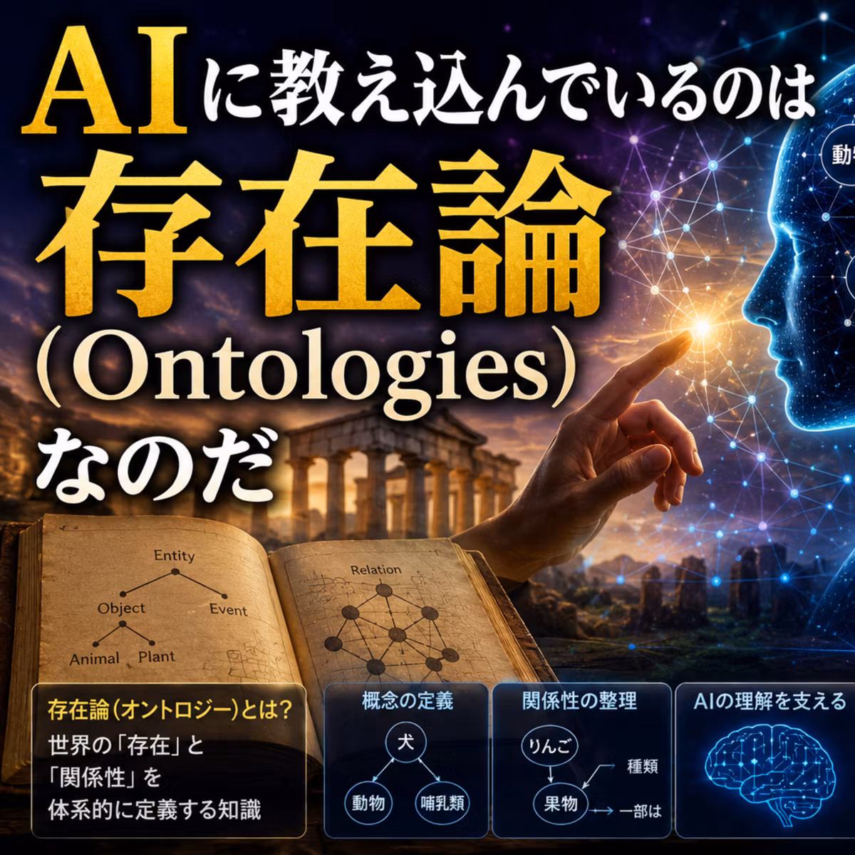 AIに教え込んでいるのは存在論（Ontologies）なのだ