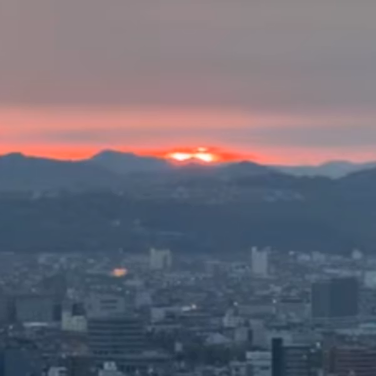 Spring Dawn from the Observatory (いつもの展望台から2026年4月13日)
