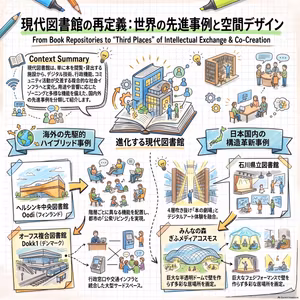 あたらしい図書館のかたち：図書館のデザインとデジタル貸出の法制化に関する総合考察(AI活用の事例)