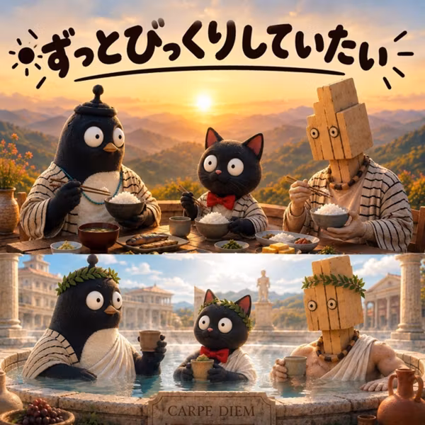 ラ. ずっとびっくりしていたい