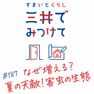 #187 すまいとくらし 三井でみつけて「夏の害虫はなぜ増える？——シロアリ・ゴキブリ・蚊の生態」